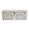 Ottoman Bench Set of 5 Bedroom Window Seat Entryway Footstool for Living Room