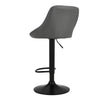 Set of 2 Bar Stools Chairs Adjustable Barstool Set with Black Footrest & Base UK