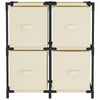 Storage Cabinet with 4 Fabric Baskets 63x30x71 C6I3