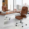 Adjustable Computer Desk Chair PU leather Executive Office Chair-Brown