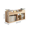 Office Desk Filing Holder Organizer Wooden Bookshelf Rack Bookcase Holder Shelf