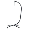 Large Garden Swing Seat Hanging Chair Basket Egg Shape Rattan with Matching Pad