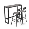 4/6FT High Table & Chairs Breakfast Bar Kitchen Dining Room Modern Furniture Set