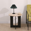 Mid Century 50cm Round Coffee Table Side Table for Living Room&Apartment Wooden