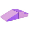 Toddler Soft Play Set Crawling and Climbing Soft Foam Structure-Purple
