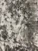Dining Chair x2 Silver Crushed Velvet With Chrome Leg & Lion Knocker Back