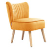 Scallop Back Armchair Cocktail Sofa Accent Seat Living Bedroom Cafe Lounge Sofa