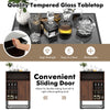 Freestanding Wine Cabinet Storage Cabinet Kitchen Buffet Sideboard Wine Rack