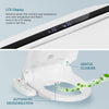 Electronic Smart Bidet Seat Heated Seat Warm Air Drying Self-cleaning Side-Panel
