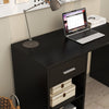100x40cm Computer Desk Study Desk Writing Table PC Desk with 1 Drawer 2 Shelf