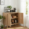 2 Doors Wooden Storage Cabinet Sideboard Hallway Living Room Kitchen Cupboard