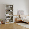 5 Tier Wooden Bookcase Shelving Display Storage Shelf Unit Wood Furniture