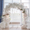 2.6m Free Standing Circular Arch Flower Stand 3 Poles Moon Door Archway Backdrop