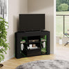 Modern Corner TV Unit TV Stand Entertainment Center LED Cabinet High Gloss Front