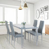 Round Square Rectangular Dining Table 2/4 Wooden Chairs Kitchen Room Restaurant