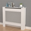 92/100cm Tall Radiator Cover Wood Cabinet MDF Grill Shelf Panel Protector