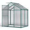 4/6/8/10*6FT Walk-In Transparent Sheets Greenhouse Plant Grow Galvanized Alumini
