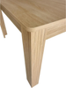 Dining Table MDF Wooden Rectangle 4 Seater Kitchen Home Furniture Oak Finish
