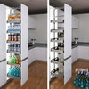 6 Tier Pull Out Soft Closing Larder Kitchen Food Pantry Cupboard Adjustable Unit