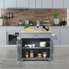 Kitchen Island Storage Trolley Rolling Cart Shelves Cupboard Cabinet Drawer Home