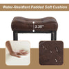 Ralex-chair Bar Stools Set of 2, Saddle Stools, Kitchen Stools with PU Leather