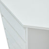 Dressing Table White Corner Desk Makeup Vanity Table Drawers Stool Dresser Room