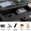 Wooden Coffee Table With Storage Lift Top Up Drawer Shelf Living Room Furniture