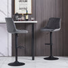 1x2 x Bar Stools Kitchen Breakfast Chairs with Swivel Gas Lift Adjustable Height