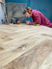 Bespoke American Tulip Industrial Dining Table - Made To Order - Choice Of Legs