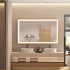 Large Gold LED Bathroom Mirror Baroque Anti-fog Flawless Skincare Vanity Mirror