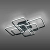 Square/Ring LED Ceiling Lamp Cool White Light Chandelier Fixture Bedroom Living