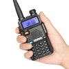 UK NEW Baofeng UV-5R Walkie Talkie Dual Band UHF VHF Ham FM Two Way Radio Black