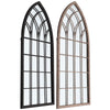 Large Window Garden Mirror Wall Mounted Arch Rustic Indoor Outdoor Floral Decors
