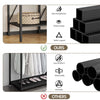 Heavy XXL Open Wardrobe Clothes Rail Storage Cupboard Dust-Proof Coat Rack Stand