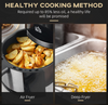 Air Fryer Oven 4L with Rapid Air Circulation Timer and Non stick Basket
