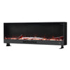 Electric Insert/WallMounted LED Fireplace Into Fire Media Freestanding With Feet