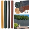 PVC Bamboo Slat Garden Fencing Panel Privacy Screening Balcony Sun Shade Screens