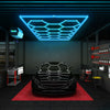 14Hex Hexagon RGB LED Lighting Car Detail Van Gym Home Garage Workshop Wall Lamp