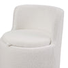 360° Swivel Chair Upholstered Sherpa Fleece Tub Armchair with Seating Storage UK