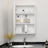 Bathroom Mirror Cabinet w/ LED Shelves Storage Illuminated Lights Wall Mounted