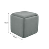 5in1 Cube Stool Large Footstool Square Pouffe Sofa Footrest Coffee Dining Chair