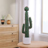 Artificial Cactus Succulent Plant Realistic Potted Tree AntiUV Home Office Decor