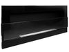 Bio Ethanol Fireplace 900x400 - Wall-Mounted - Black Matt - With Glass - Set