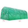 4 Size Fully Galvanised Steel Frame Poly Tunnel Greenhouse Polytunnel Tunnel