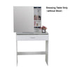 Modern Dressing Table Makeup Desk w/Sliding Mirror Shelves & Drawer Wooden Gifts