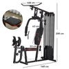 Weights Machine Multi Gym 45kg Stack Compact Home Gym Leg Press Body Training UK