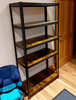 Space Saving Large Capacity Shelving Unit Sturdy Industrial Storage Rack Cabinet