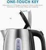 1.7L Electric Cordless Kettle 3000W Fast Boil | Travel Hot Water Jug Kitchen App