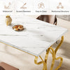 Tribesigns 63-Inch Dining Table for 4-6, Rectangular Modern Kitchen Dinner Table