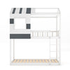 Pine Wooden Bunk Beds Cabin Bed Children Kids Double Sleep Station High Sleeper